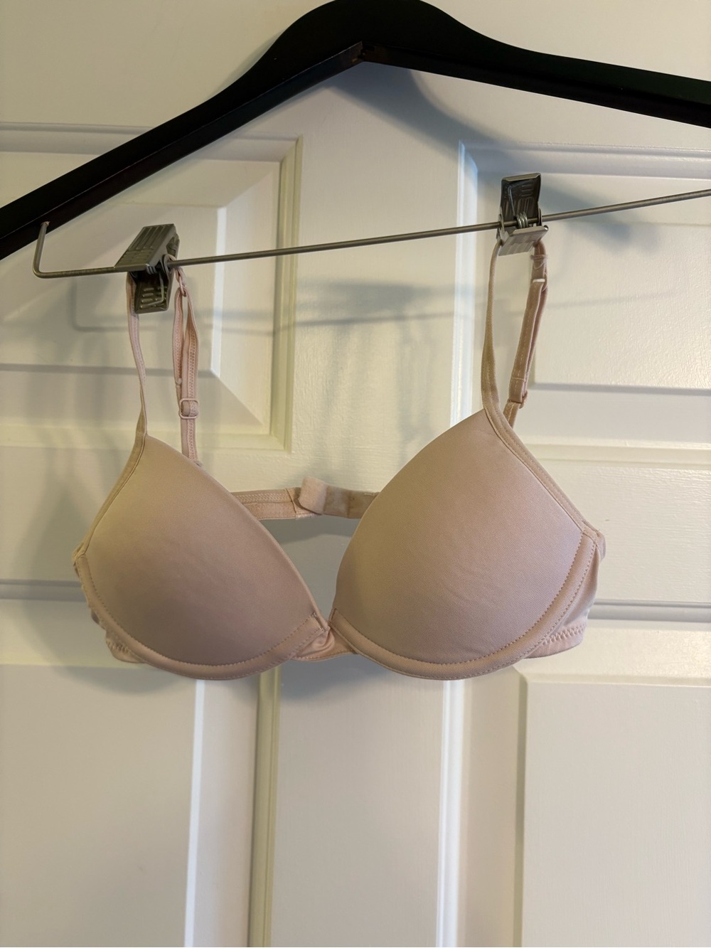 Hanes Beige Padded T-Shirt Bra